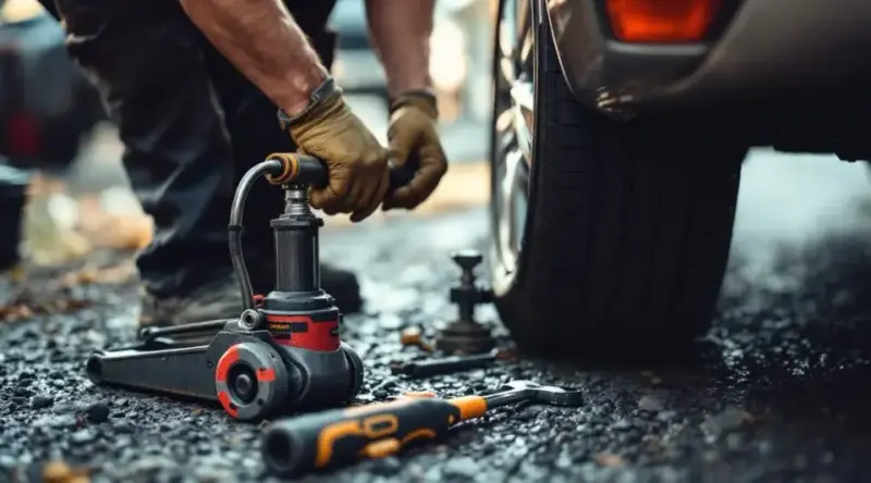 Flat Tire Change Service Eagle Lake
